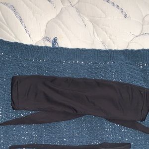 black swim top: separate listing